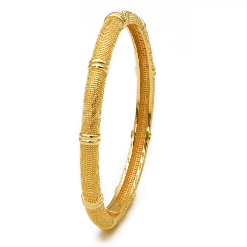 Non-fading Women's Alluvial Gold 24k Gold-plated Alloy Bracelet