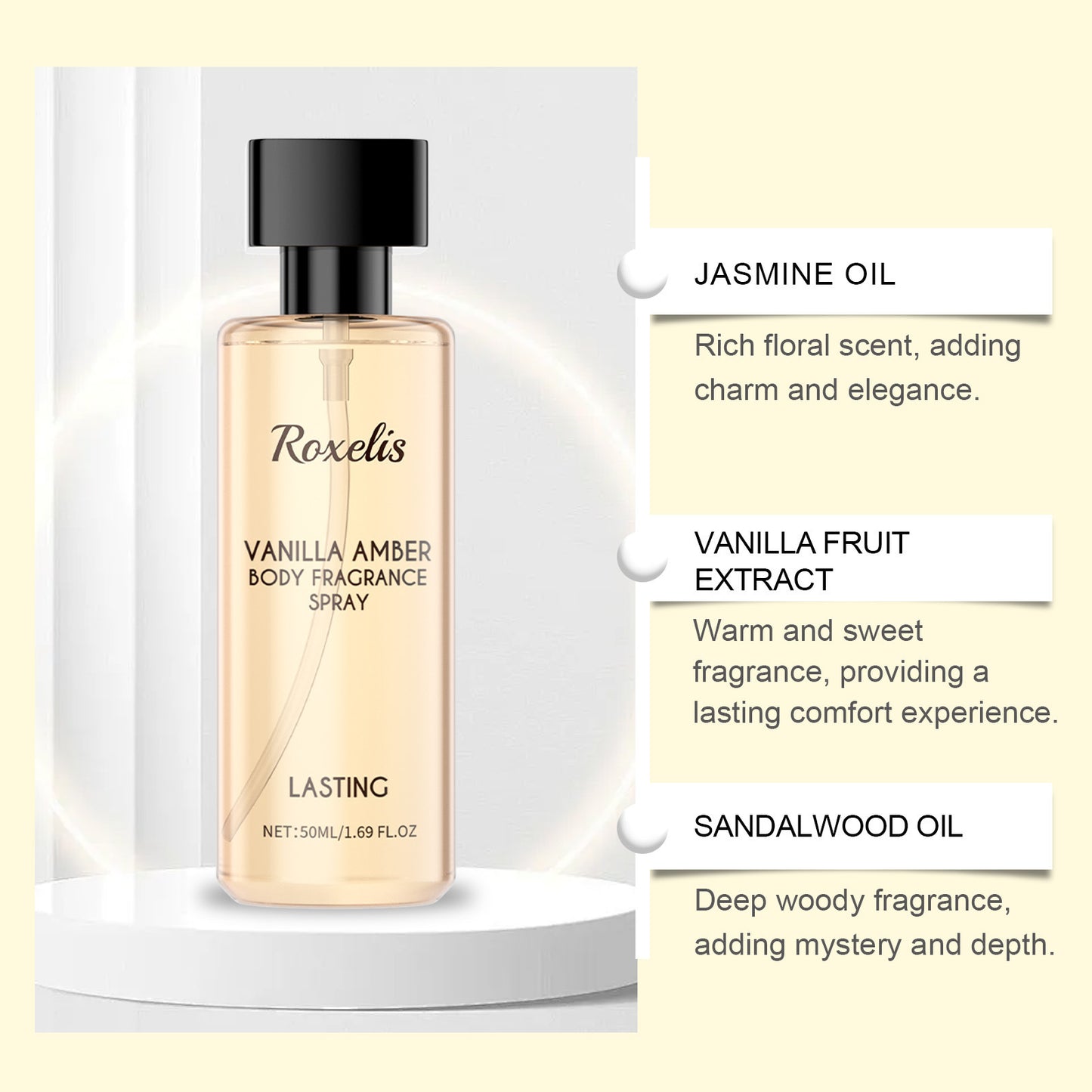 Vanilla Amber Body Fragrance Spray