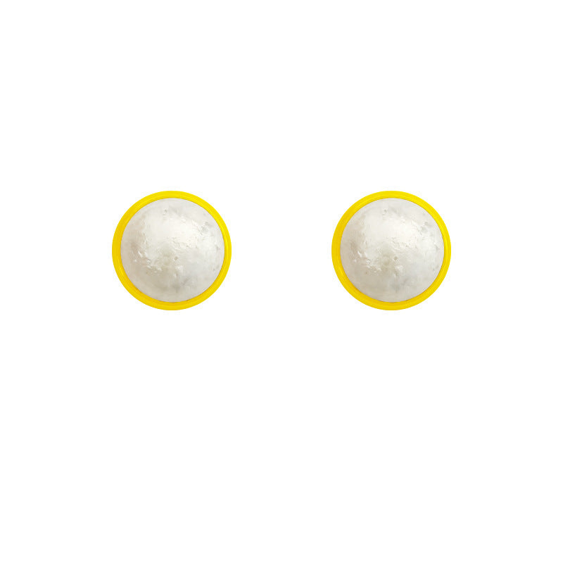 French Baroque High-grade Pearl Stud Earrings