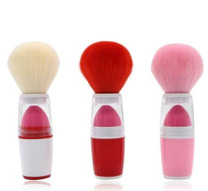 New portable blush brush single loose powder sponge head puff blush loose powder multi-purpose makeup tools