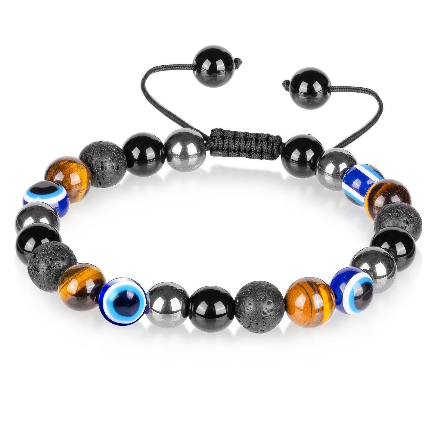 Natural Tiger Eye Obsidian 8mm Bracelet