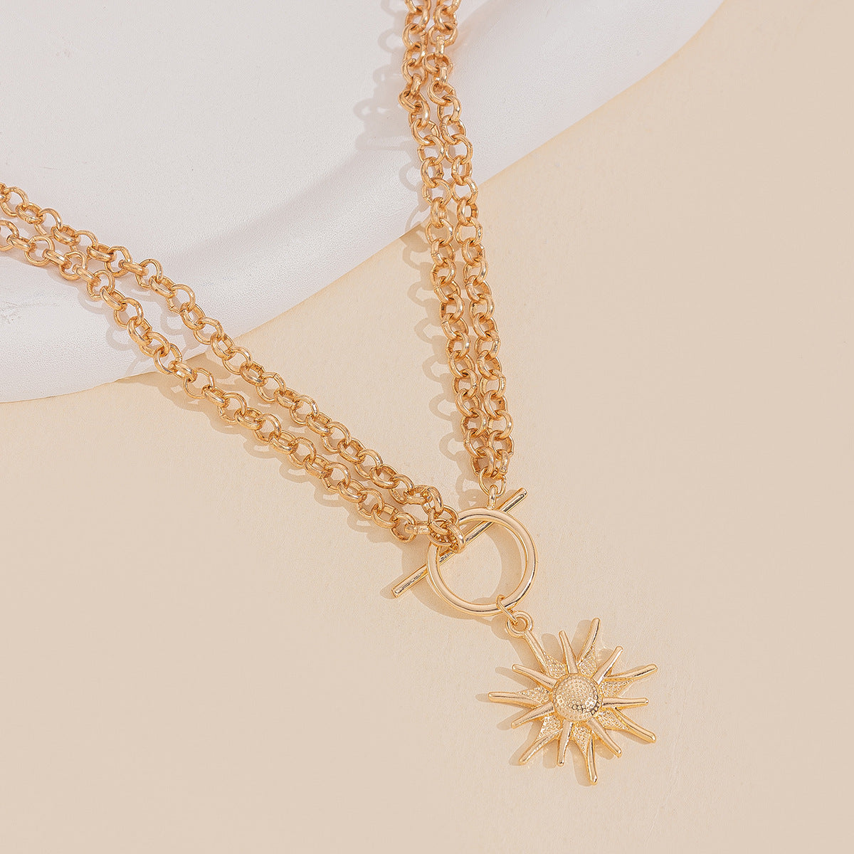 Fashion Alloy Thick Chain Necklace Hip Hop