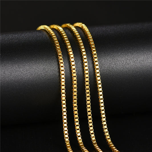 Titanium Steel Furnace Vacuum Plating Necklace