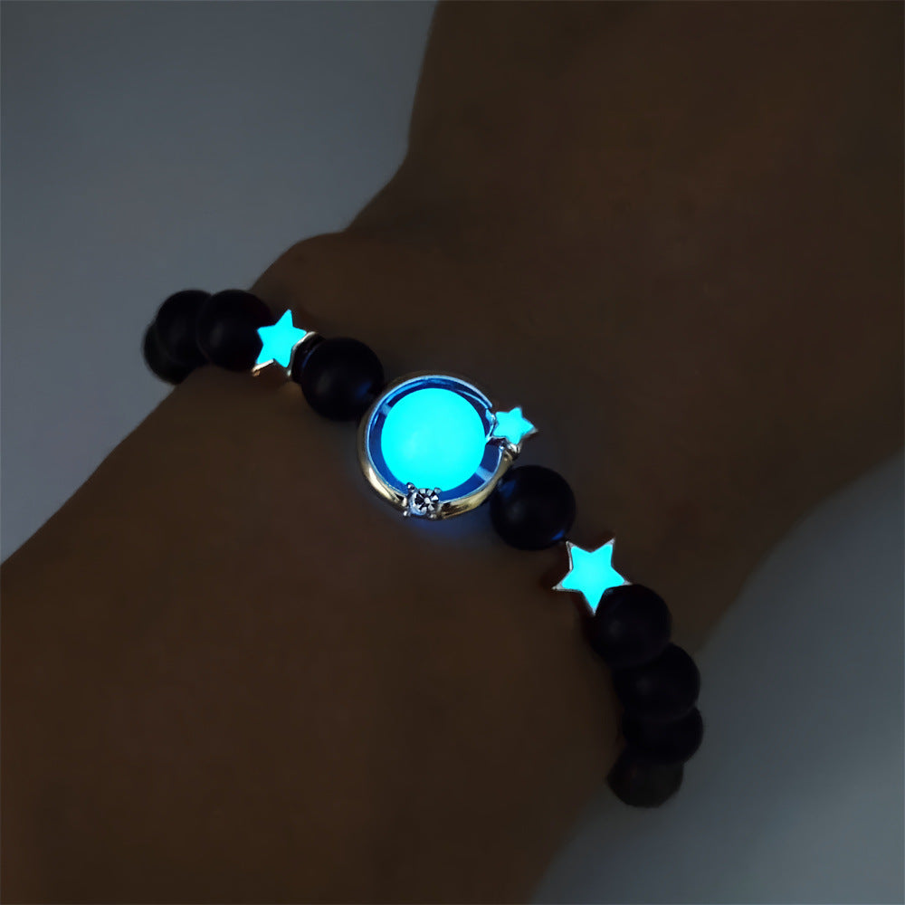 Creative Elastic Luminous Men And Women Bracelet