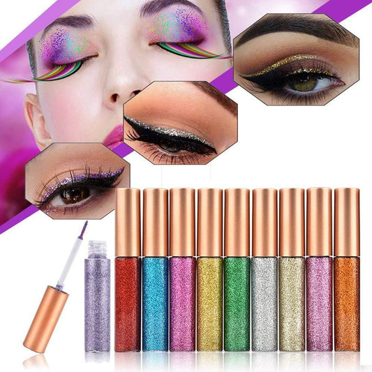 COULEURS SET EYELINER BRILLANT LIQUIDE IMPERMEABLE BRILLANT