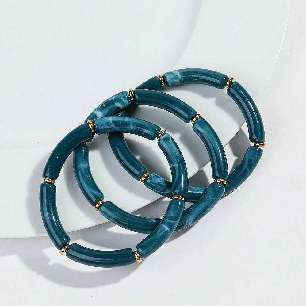 European And American Popular Acrylic Elbow Bracelets Ladies