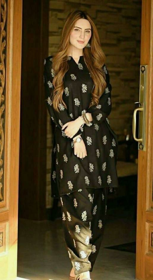 3 Pcs Women's Stitched Fancy Organza Embroidered Suit (Printed)