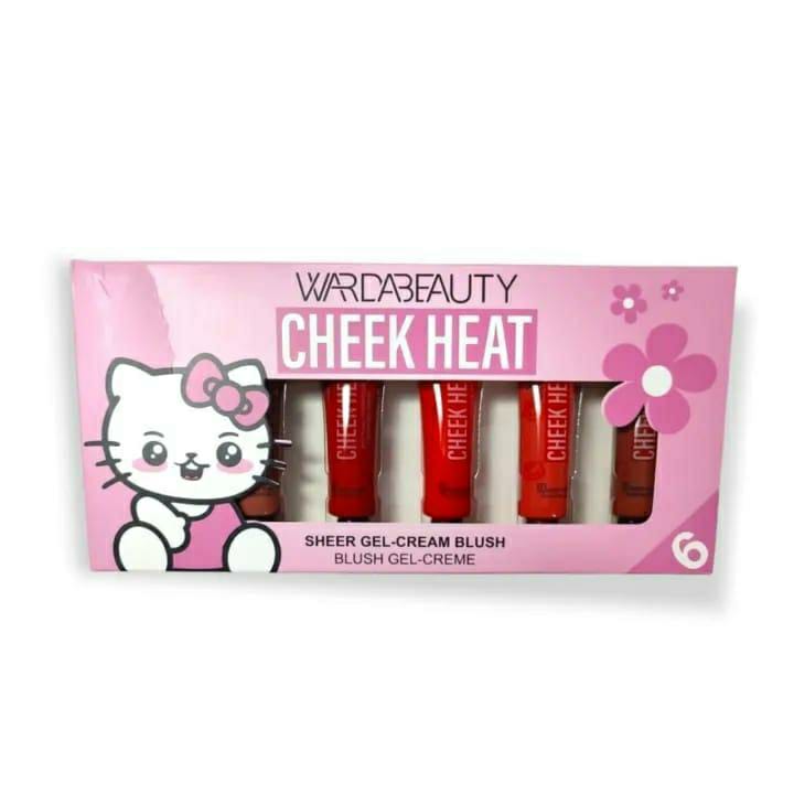Heat Shimmer Gel-Cream Blush, Pack of 6