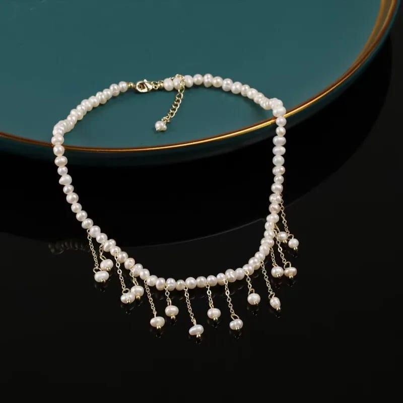 Beautifull Pearl Necklace Set