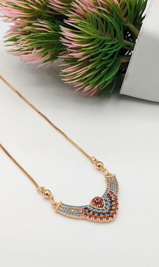 Multi-Colored Stones Pendant