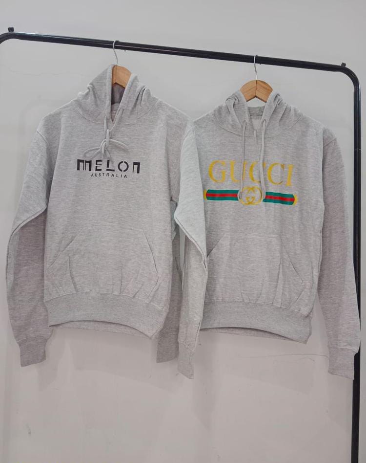 Women's Stitched Fleece Printed Hoodie