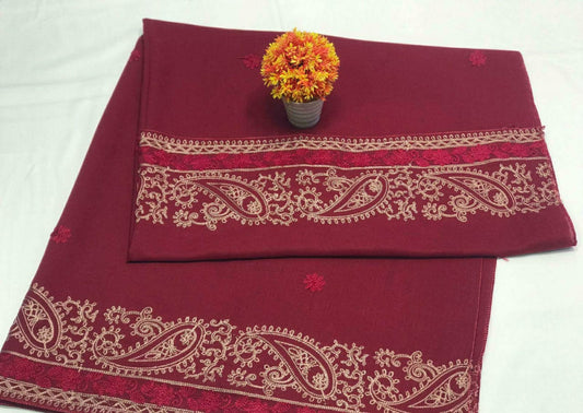 Swiss Women Shawl (Meroon)