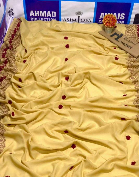Swiss Women Embroidered Shawl