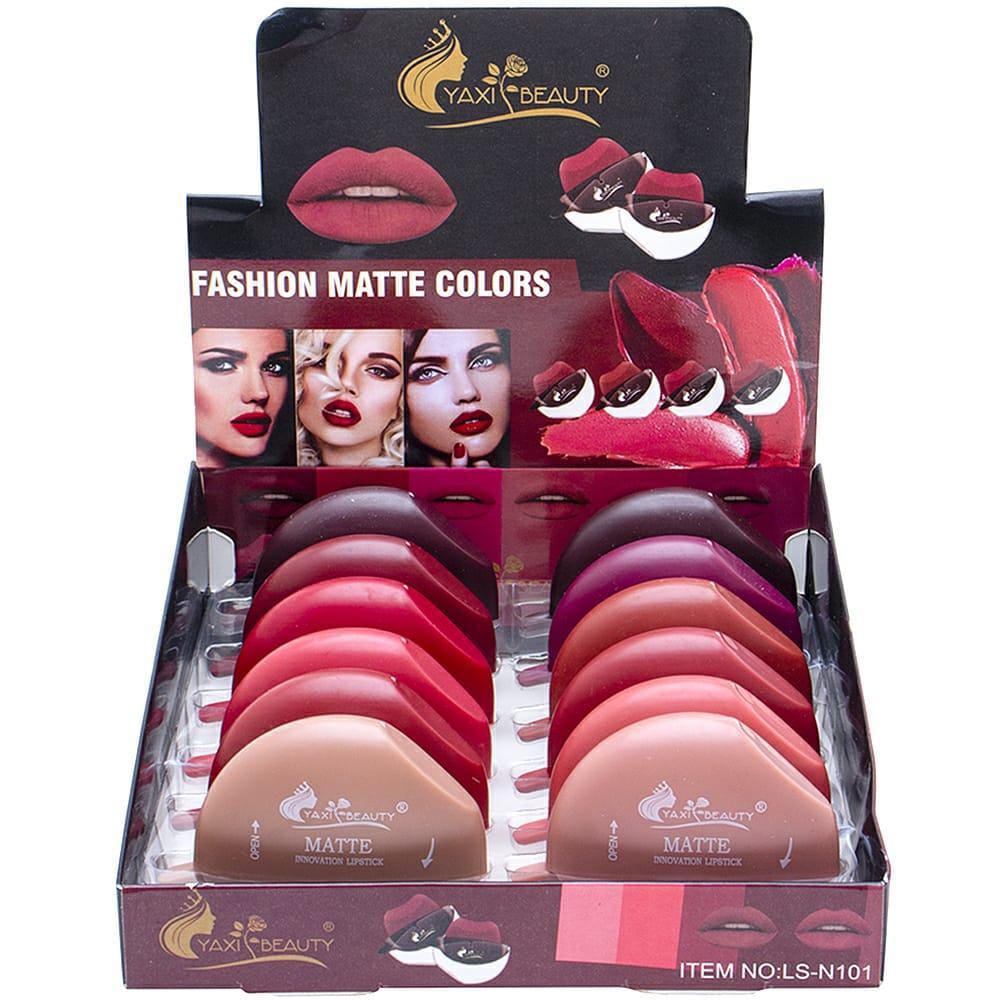 Velvet Matte Lipstick Color: Pink, Red