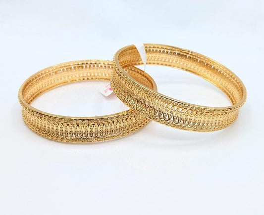 2 Pcs Leaf Style Kara