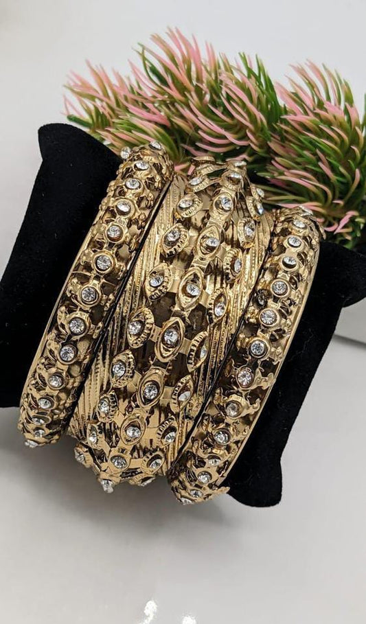 3 Pcs Antique Kara Bangles