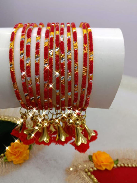 12 Pcs Fancy Design Bangles