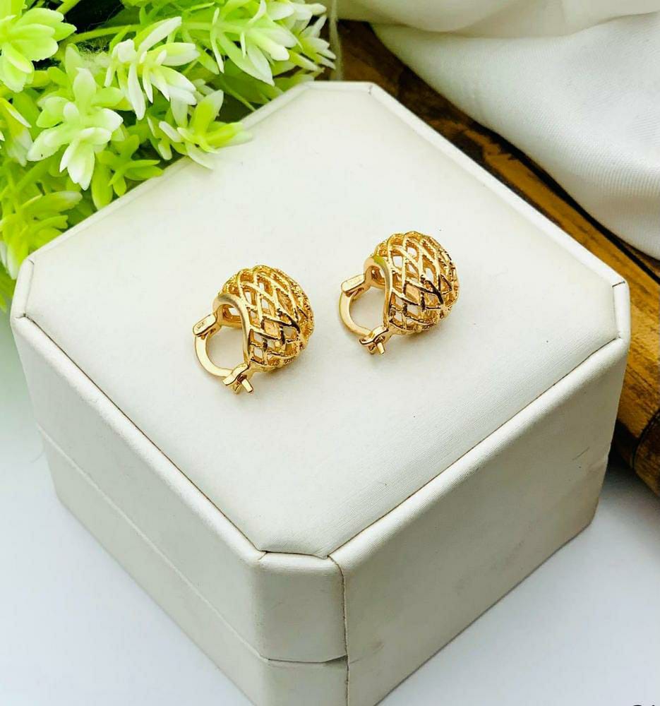 Fancy Beautiful Gold Plated Studs