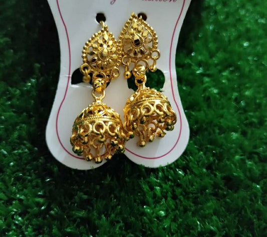 Golden Antique Jhumka