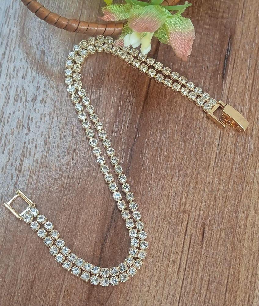 1 Pc Gold Plated Chain Bracelet