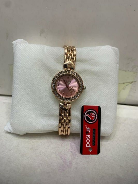 Women's Chain Wrist Watch - Golden