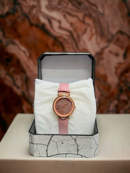 Women's Movement: Quartz Watch (Pink)