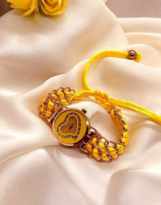 Women's Bracelet Watch (Yellow)