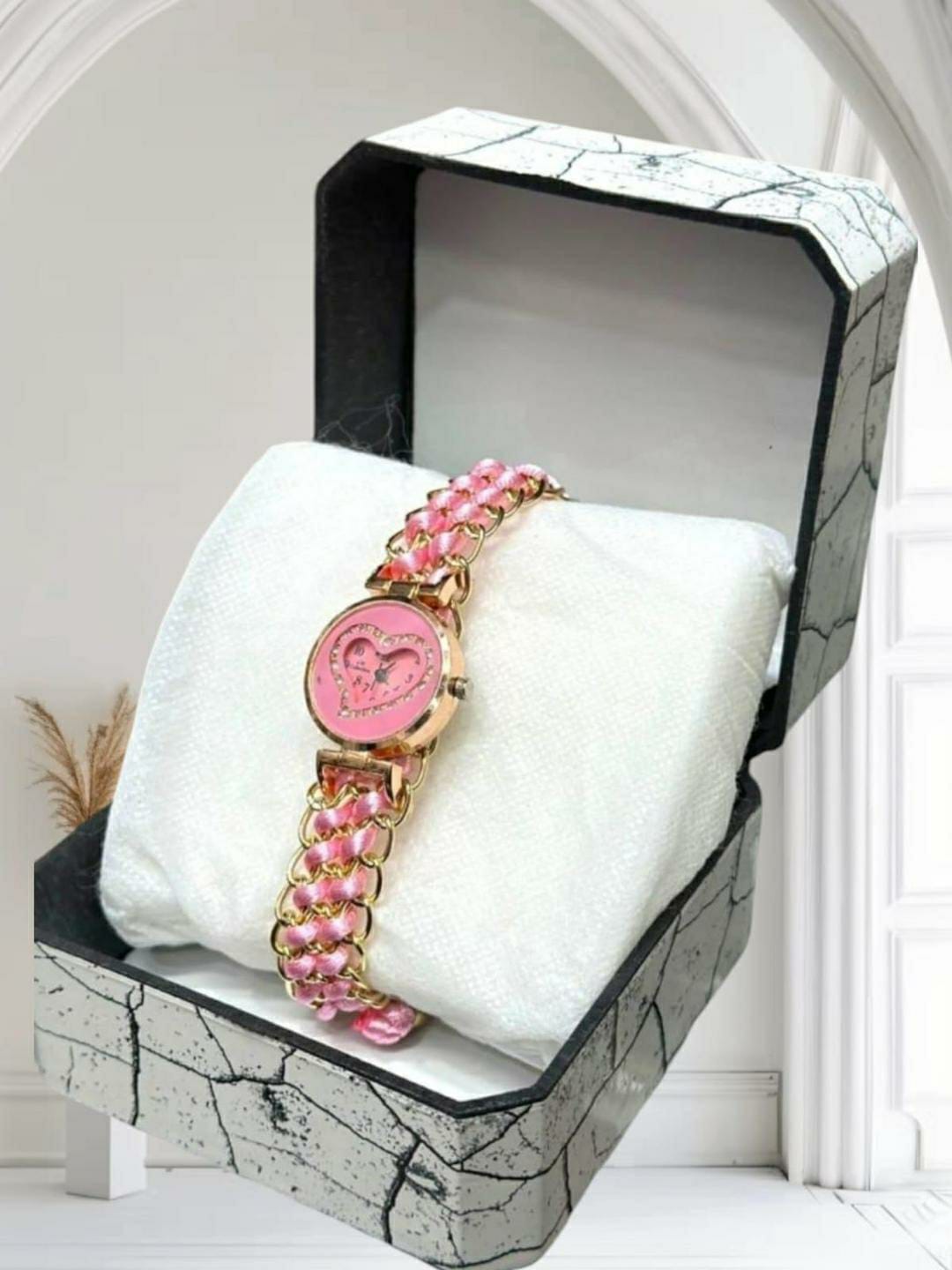 Women's Analogue Watch (Pink)