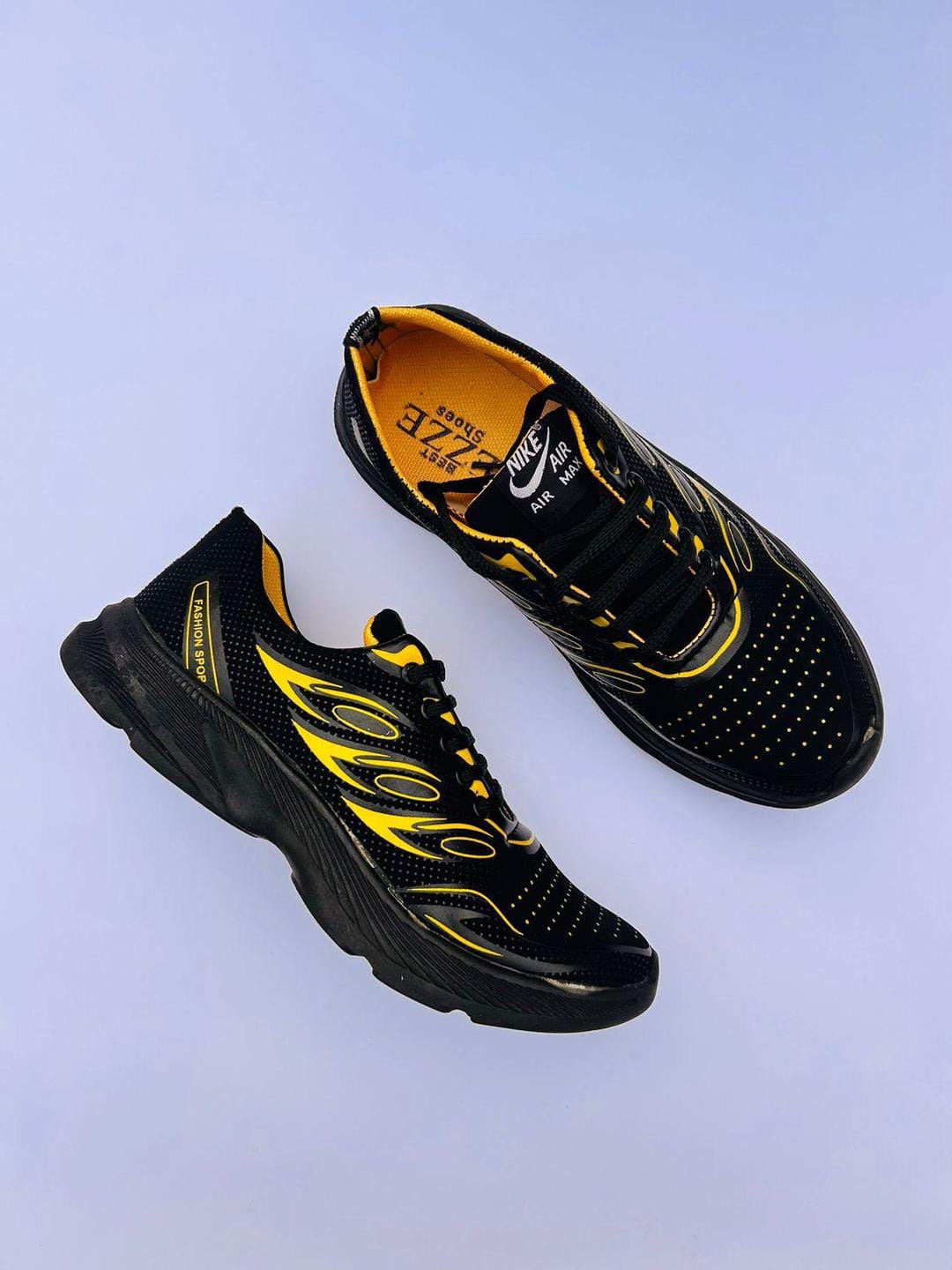 Men's Casual Running Joggers Shoes (Yellow Design)