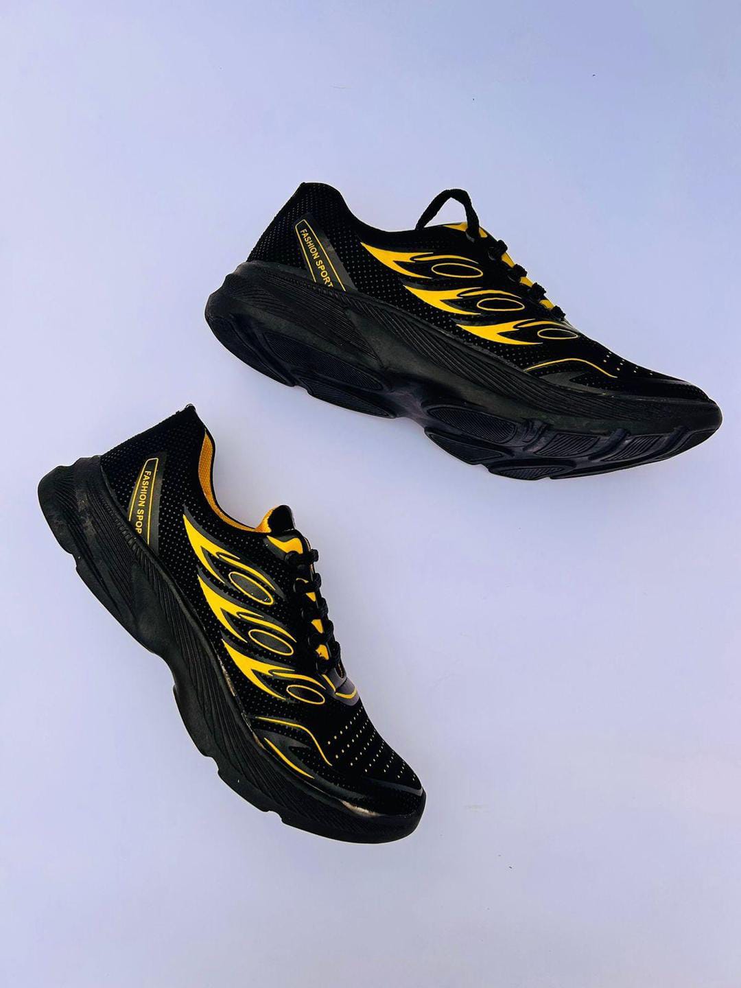 Men's Casual Running Joggers Shoes (Yellow Design)