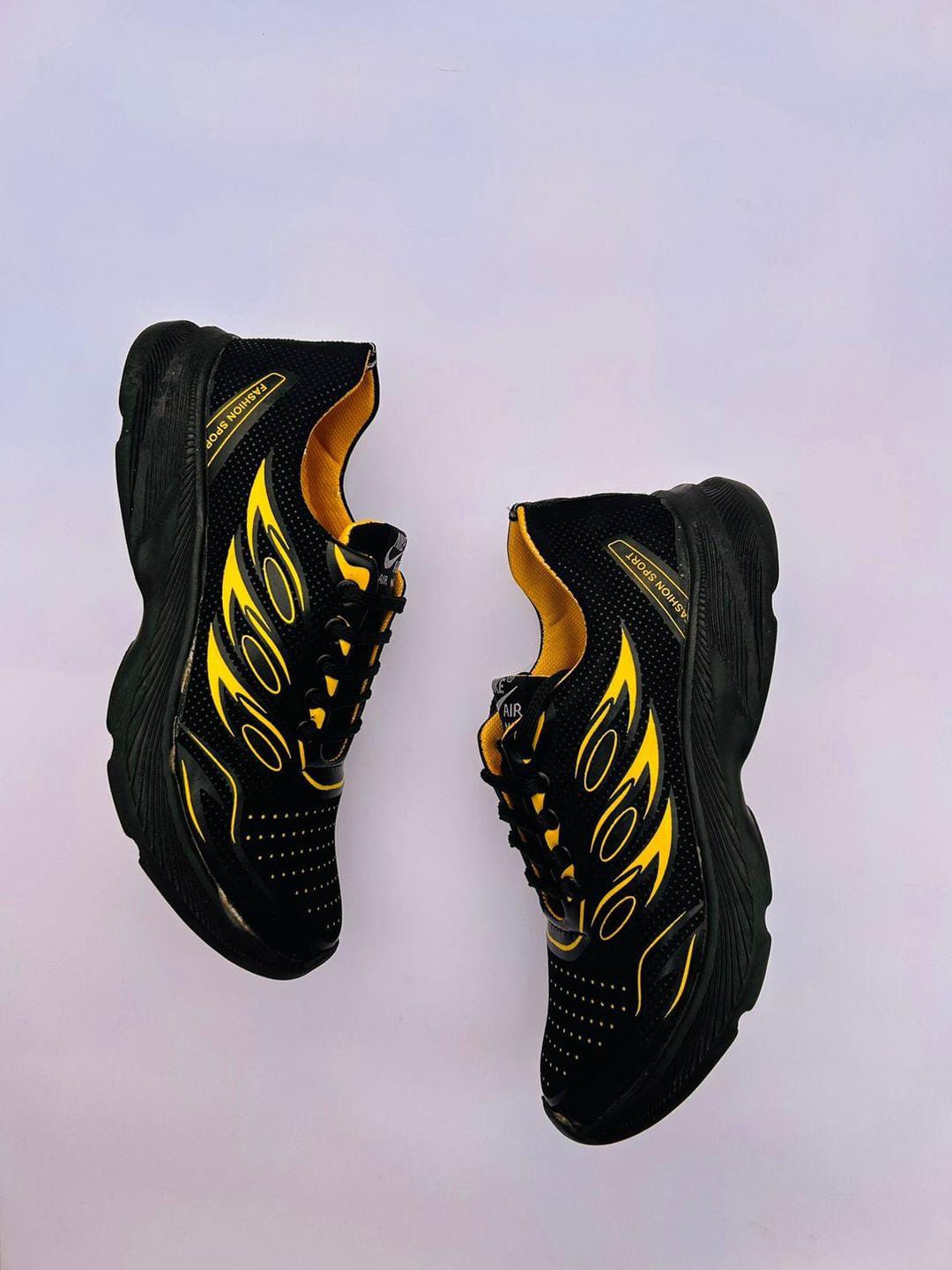 Men's Casual Running Joggers Shoes (Yellow Design)