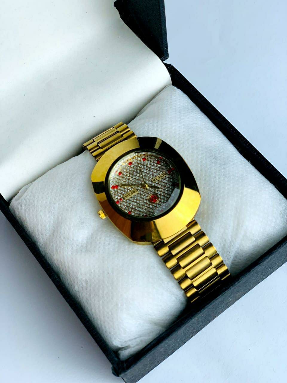 Men's Formal Analogue Watch (Golden)