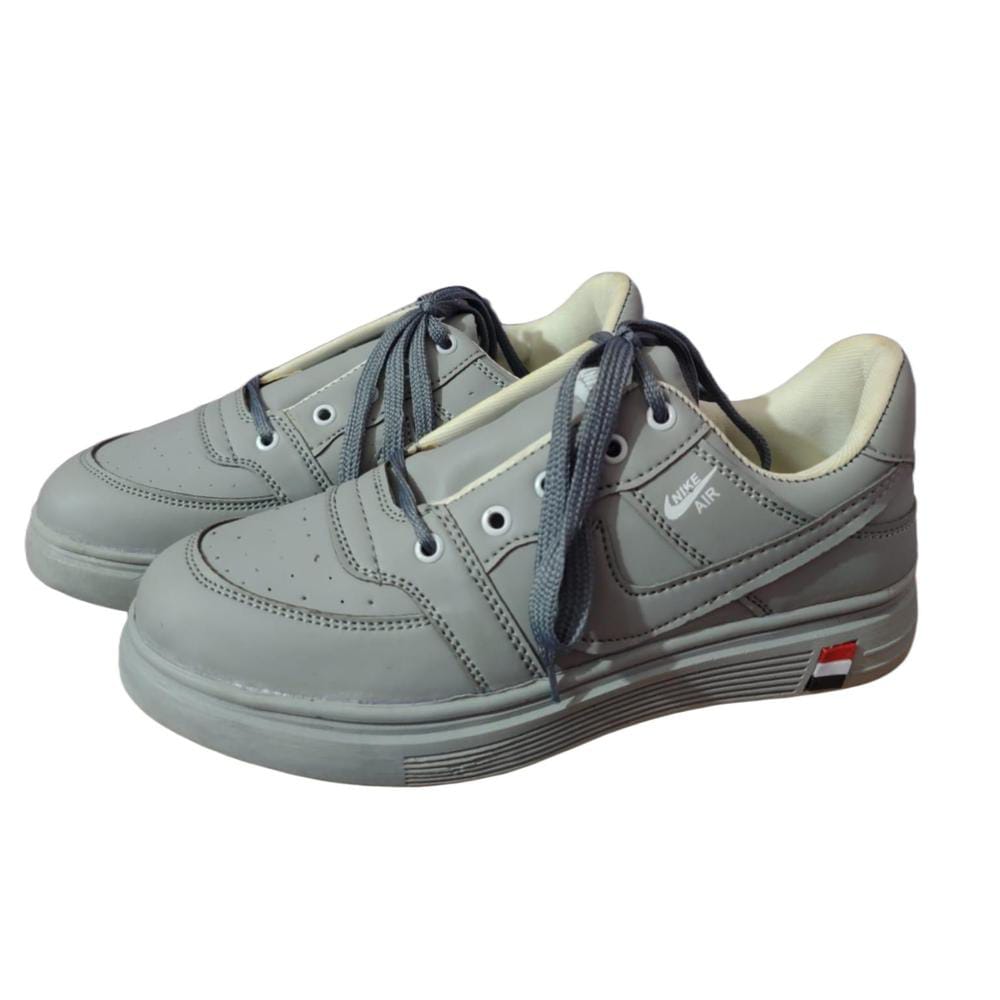 Men's Rexine Casual Shoe (Grey)