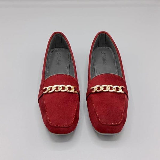 Women's Velvet Pumps Shoes (Meroon)