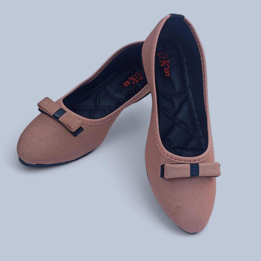 Women's Rexine Casual Pumps (Dark Pink)