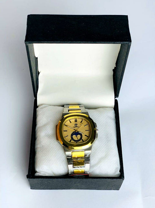 Men's Formal Analogue Watch (Golden)