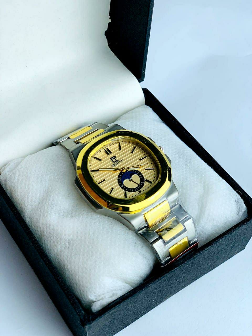 Men's Formal Analogue Watch (Golden)