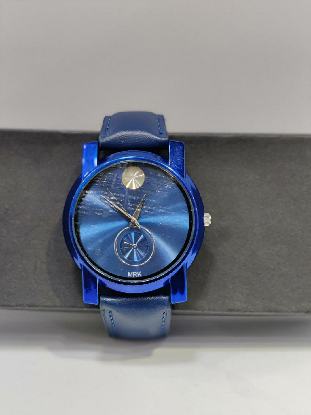 Strap Analogue Watch (Blue)