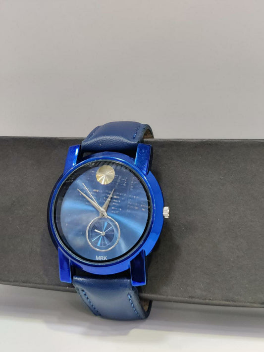 Strap Analogue Watch (Blue)