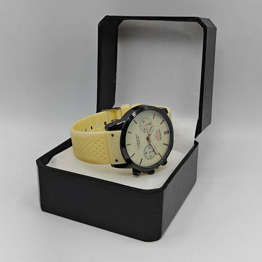 Men's Watch (Light Yellow)