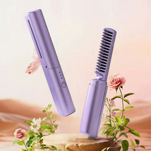 Ceramic Corded Electric Hair Straightener Brush