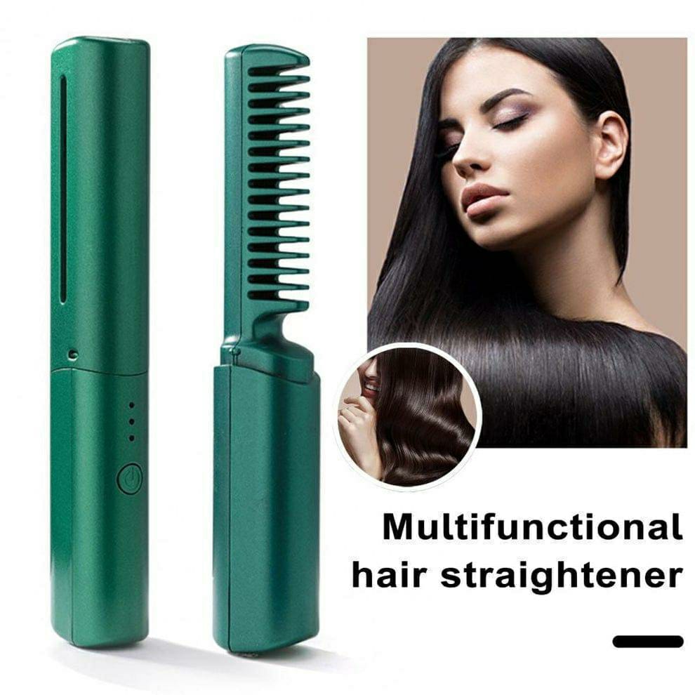 Ceramic Corded Electric Hair Straightener Brush