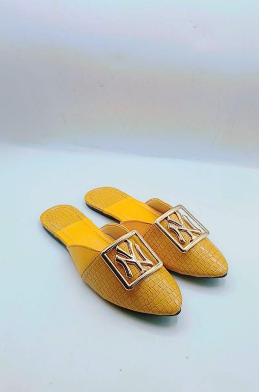 Stylish Women's Casual Rexine (Yellow)