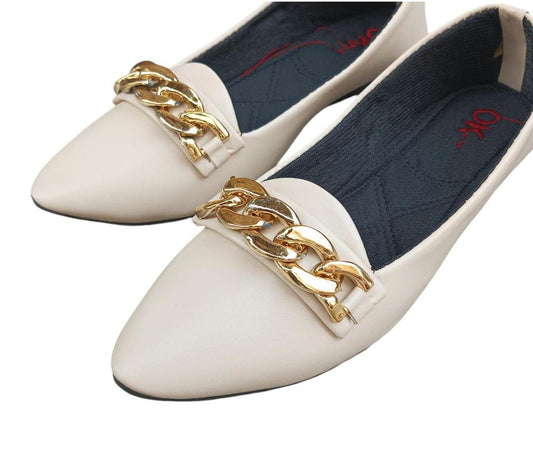 Women's PU Leather Formal Pumps (Golden Design)