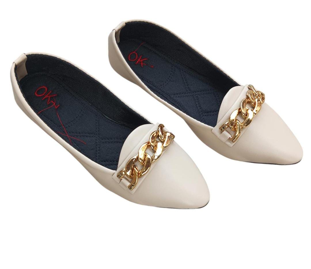 Women's PU Leather Formal Pumps (Golden Design)