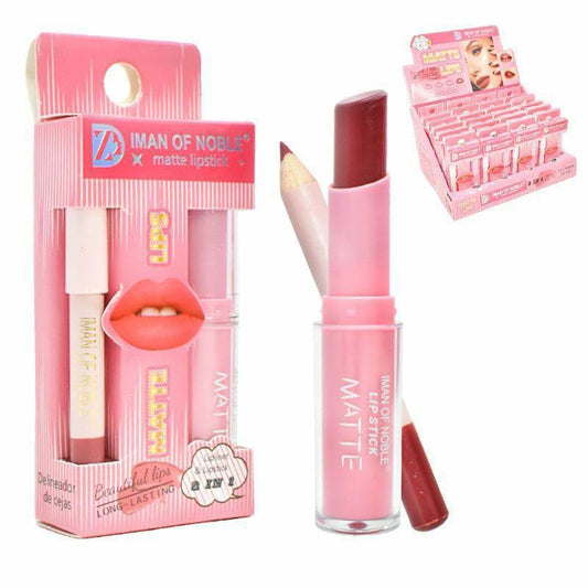 2 in 1 Makeup Deal: Lipstick & Eyeliner Duo in Cream
