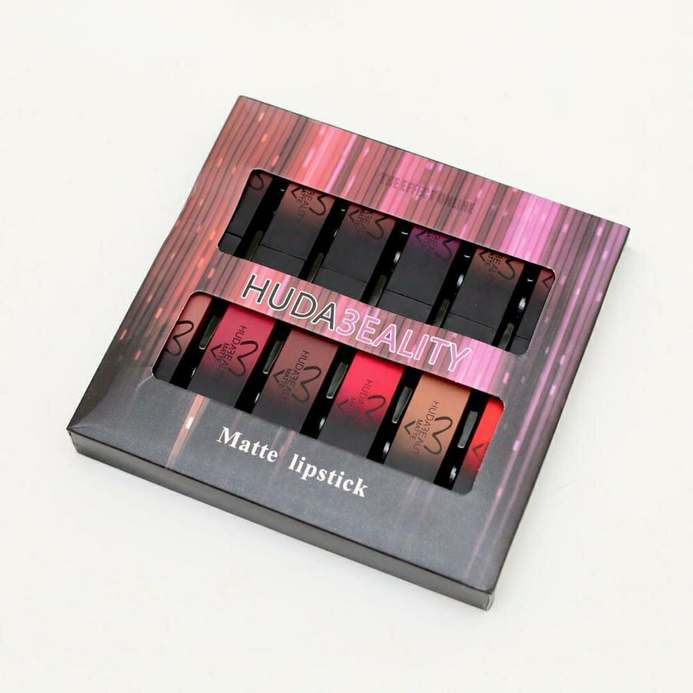 High Pigmented Matte Lipstick - 12 Pcs in Vibrant Shades