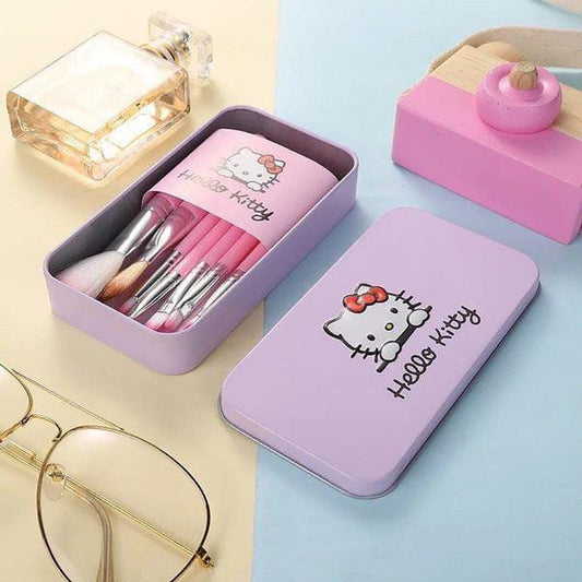 Metal Blending Makeup Brushes Set