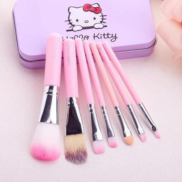 Metal Blending Makeup Brushes Set