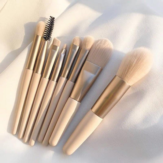 8 Pcs Makeup Brushes Set